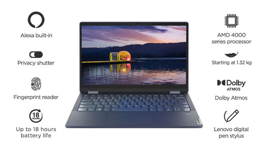 Lenovo YOGA 6 13ALC6 AMD Ryzen 7 5700U 16GB RAM 1TB SSD 13'3 FHD Touch AMD Radeon Graphics Windows 10/10 Pro/11/11 Pro