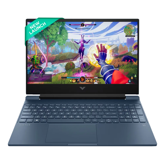 HP Smartchoice Victus, AMD Ryzen 5 8645HS, 4GB RTX 2050 AI Gaming Laptop, 31 TOPS Upgradable (Upto 32GB) 32GB DDR5, 512GB SSD, 144Hz,IPS, 15.6"/39.6cm, FHD, Win11, M365* Office24,Blue, 2.3kg